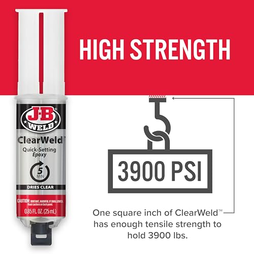 J-B Weld ClearWeld 5-Minute Epoxy 2-Pack