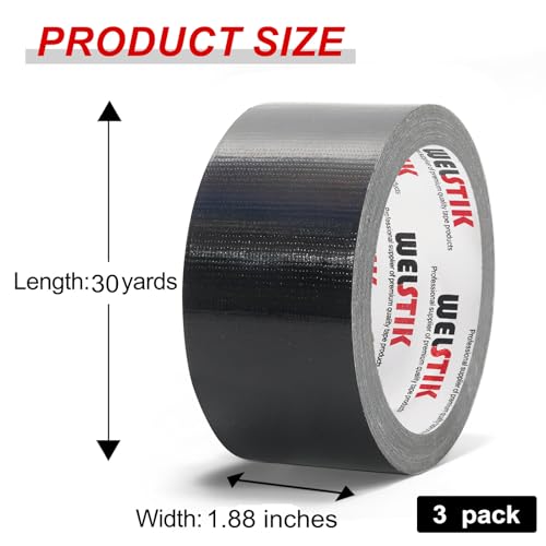 3-Pack Duct Tape Set Waterproof Easy to Use for DIY Projects