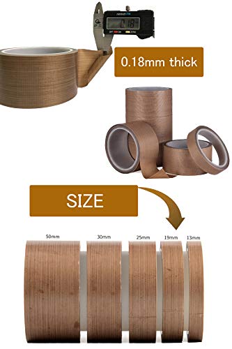 DY2ten PTFE Coated Fiberglass Teflon Tape