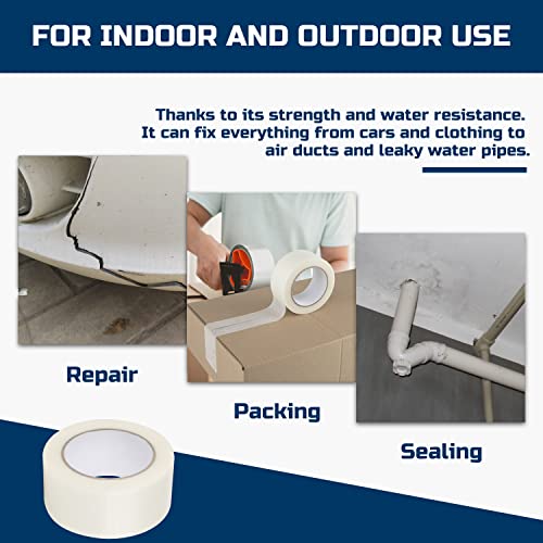 Durable 2-Inch Duct Tape Waterproof Easy to Use