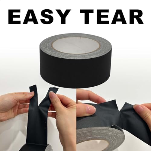 GREAT_VALUE Premium Gaffer Tape Black 2 inch x 45 yards