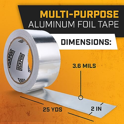 Lockport Aluminum Foil Tape 2 x 225 ft - 6 Pack