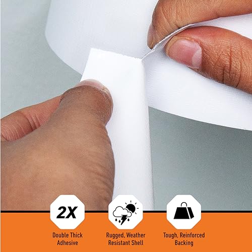 Gorilla Duct Tape White 30 yd roll Pack of 2
