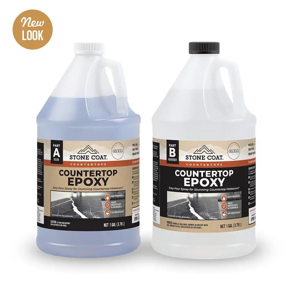Stone Coat Countertops Epoxy Resin Kit for Kitchens Counters More