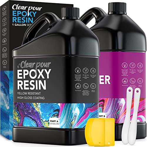 Ready to Transform Your Countertops with Clear Pour Epoxy Resin Kit