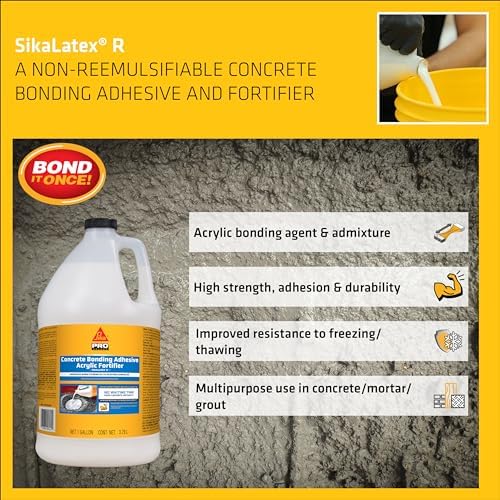 Sika Latex R - Concrete Adhesive Glue - Strengthens Bonds and Climbs High