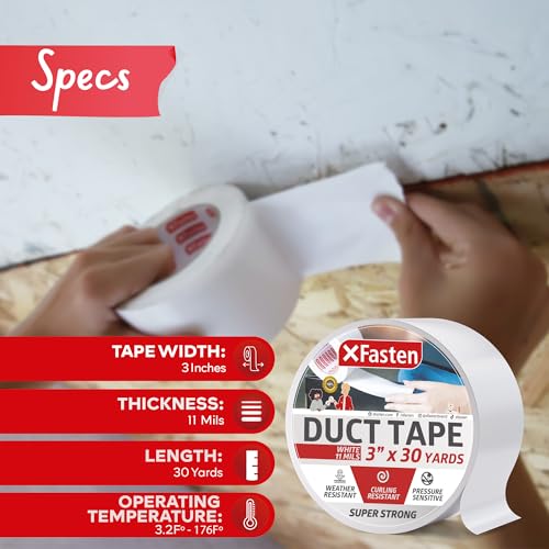 Durable 3 x 30 Yards Duct Tape for Home Industrial Use