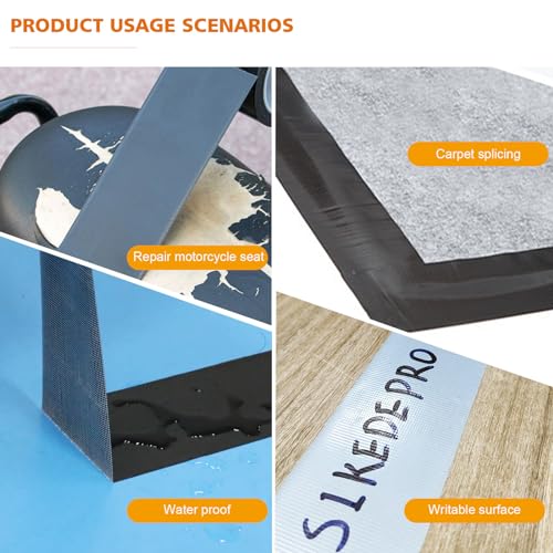 5-Pack Black Duct Tape Strong Waterproof