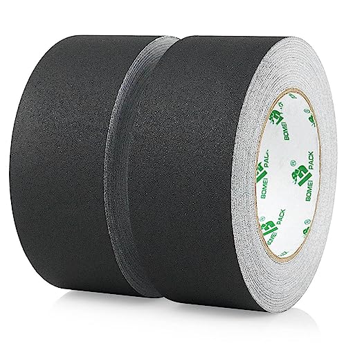 BOMEI PACK Gaffer Tape 2inch x 30yds Black Non-Reflective