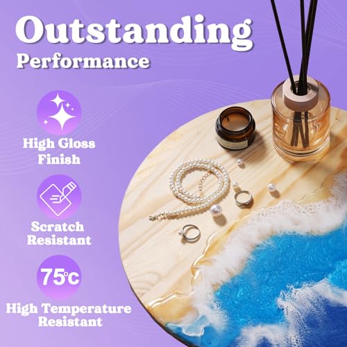 Perfect Crystal Clear Epoxy Resin Kit for Crafters and Entrepreneurs