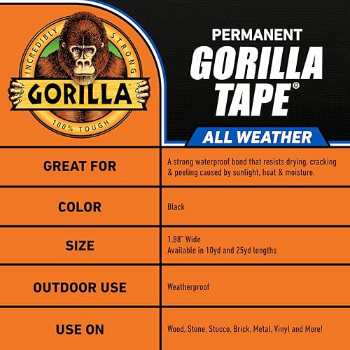 Gorilla All Weather Outdoor Duct Tape