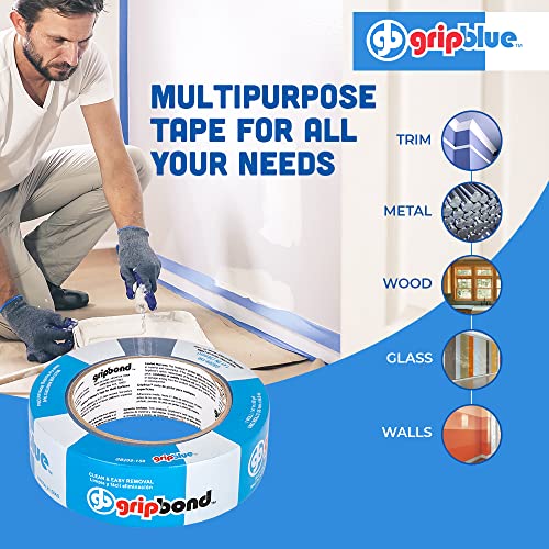 GripBlue Blue Painters Tape 15 Inch Wide Roll