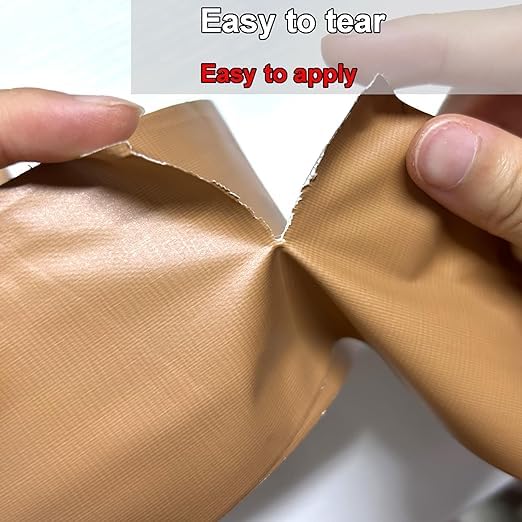 WELSTIK Duct Tape 2 Inch X 45 Yards Brown Waterproof
