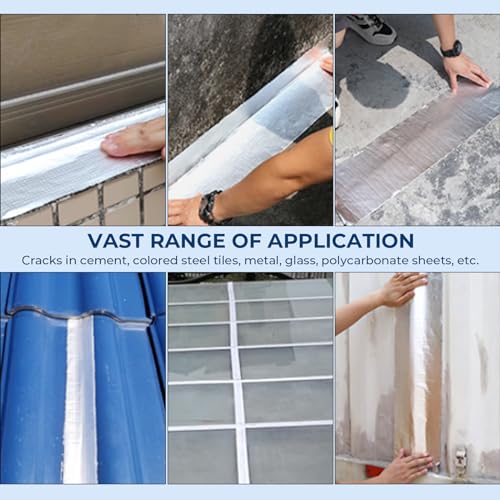 Waterproof Aluminum Butyl Tape for leak repair durability