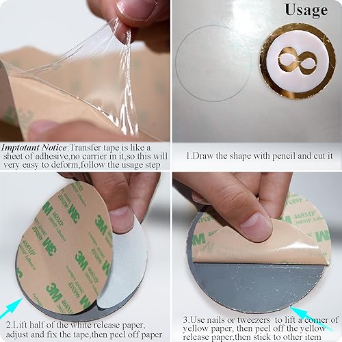 HIKIYEAT Heat Resistant Double Sided Tape 5-Pack