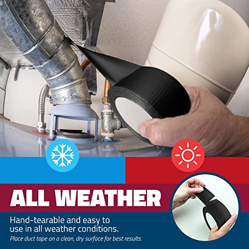 Perfect for Repairs Duct Tape Black Heavy Duty Waterproof