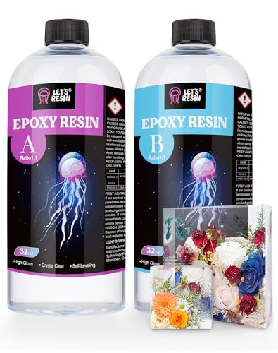 Perfect Crystal Clear Epoxy Resin Kit for Crafters and Entrepreneurs