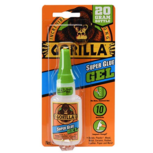Gorilla Super Glue Gel Clear 20g Pack of 1