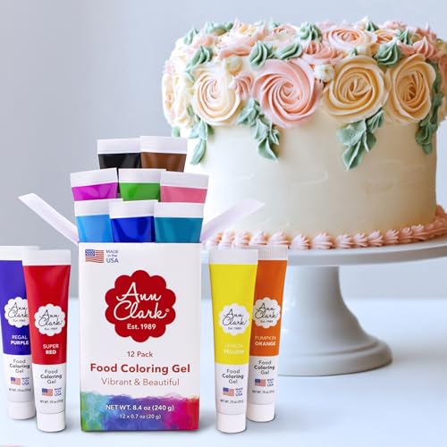 Ann Clark Professional-Gel Food Coloring Set