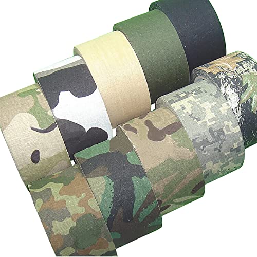 Durable Self-Adhesive Protective Camouflage Duct Tape for Outdoor Use