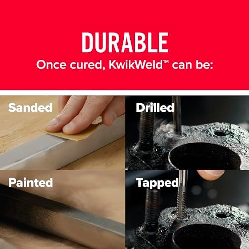 J-B Weld KwikWeld Quick Setting Steel Reinforced Epoxy - Dark Grey