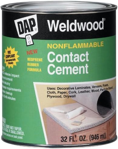 DAP Weldwood Nonflammable Contact Cement Quart