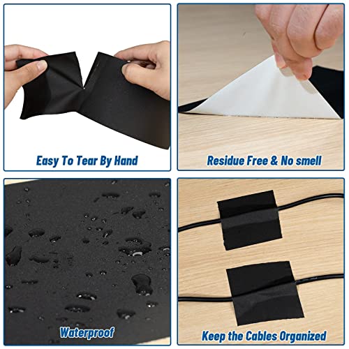 3 Inch Black Gaffers Tape 12 Roll Bulk Pack