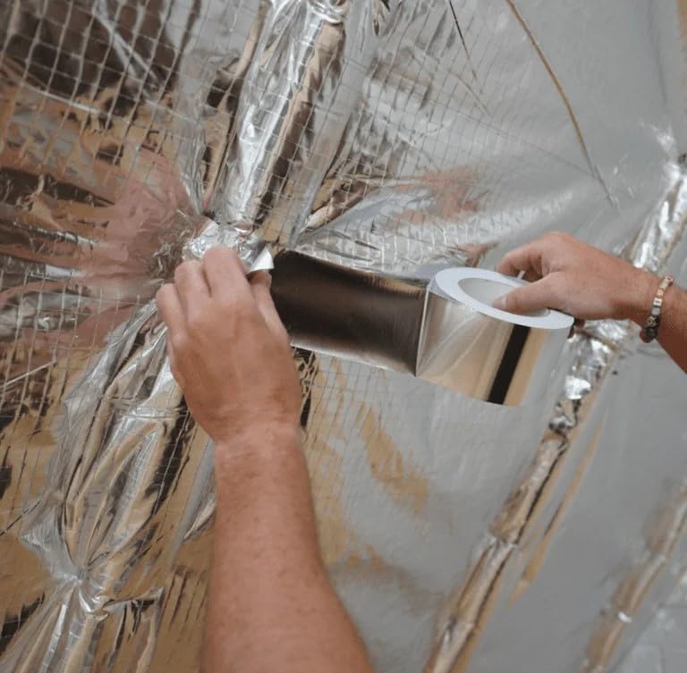 Premium 3 Inch x 82 Foot Aluminum Foil Tape for HVAC Repair
