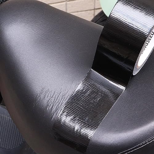 CHUANGSEED Black Duct Tape 3 x 55 Yards 164 ft Waterproof No Residue