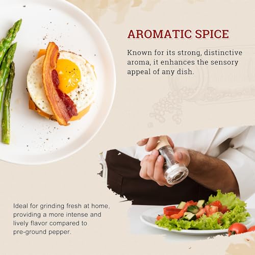 52USA Black Peppercorns Pink Himalayan Salt Set