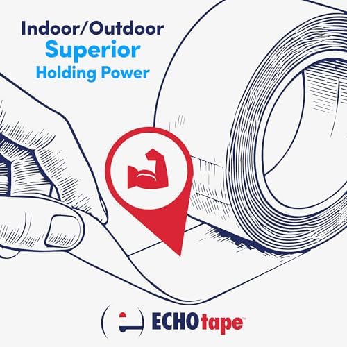 ECHOtape VI-N6120 Multi-Purpose Construction Tape Durable Versatile