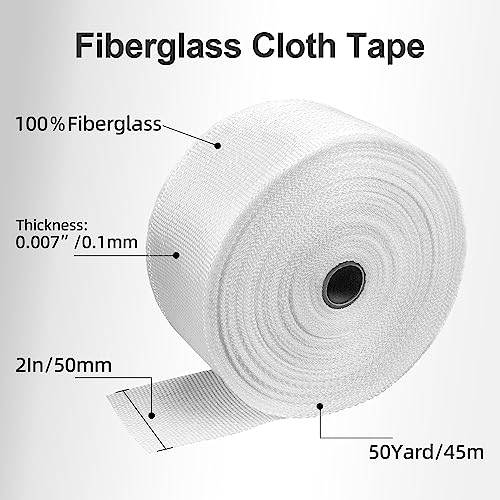NEZUIBAN Professional fiberglass cloth tape 2 inch wide for industrial use