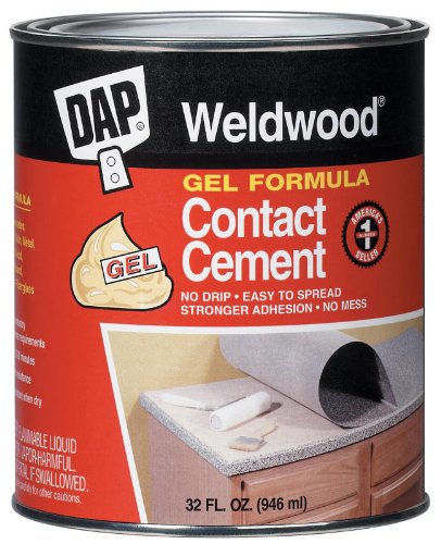 Durable Tan Quart Contact Cement Gel