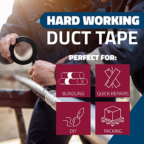 Perfect for Repairs Duct Tape Black Heavy Duty Waterproof