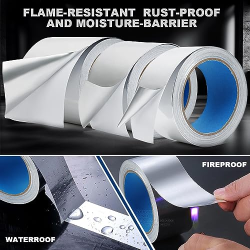 Professional Heavy Duty Aluminum Foil Duct Tape for HVAC More