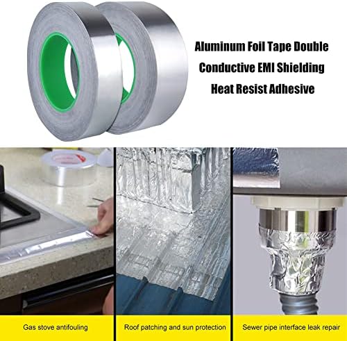65ft Heat Resistant Aluminum Foil Tape