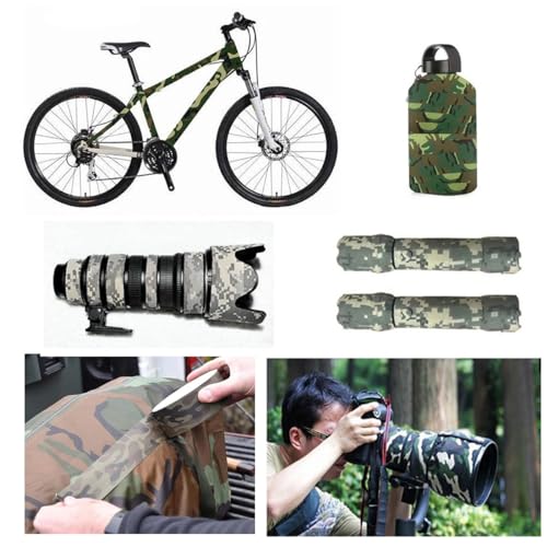 Durable Self-Adhesive Protective Camouflage Duct Tape for Outdoor Use