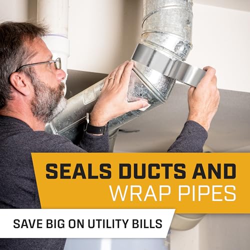 Professional-Grade Aluminum Foil Tape for HVAC Duct Sealing Repairs
