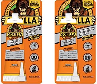 Gorilla Heavy Duty Construction Adhesive 25oz Squeeze Tube