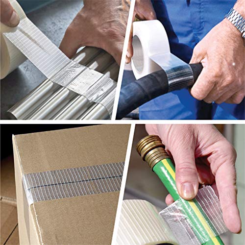 CarterTM Filament Duct Tape 2inch x 30yd Transparent