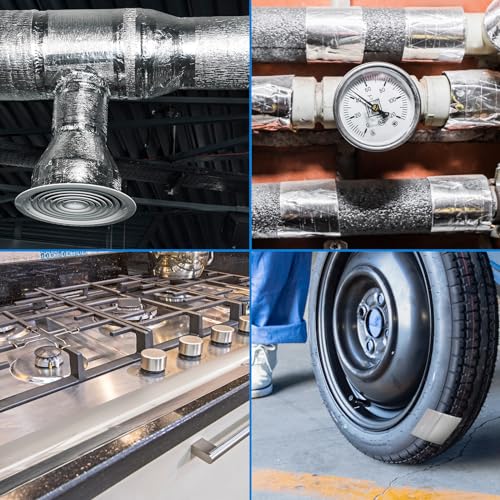 Thicker Silver Aluminum Foil Tape for Ductwork