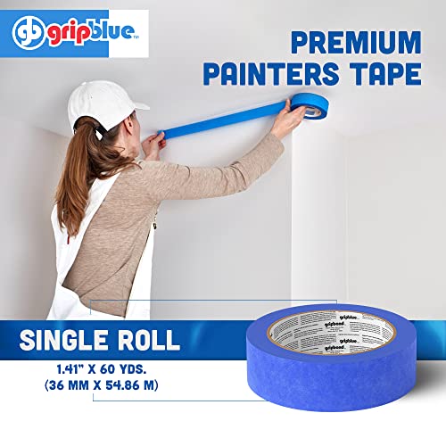 GripBlue Blue Painters Tape 15 Inch Wide Roll