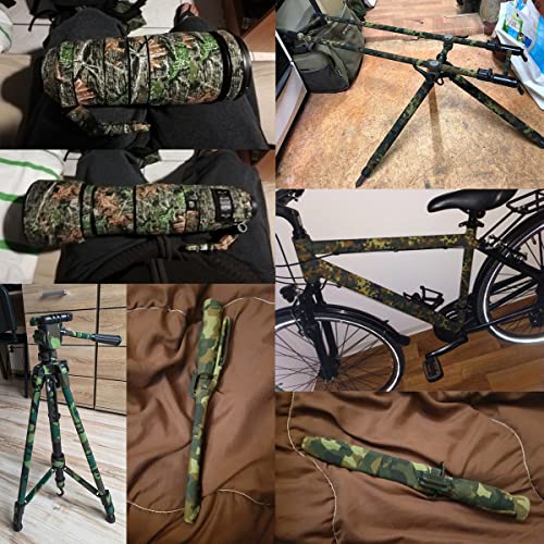 Durable Self-Adhesive Protective Camouflage Duct Tape for Outdoor Use
