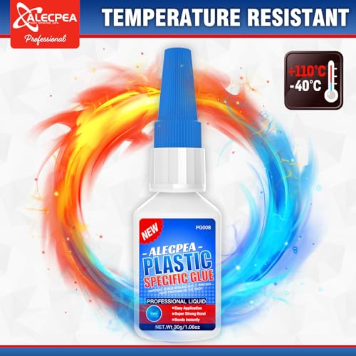 Ultimate Plastic Bond - 30g Set with 3 Nozzles for Quick Strong Adhesive
