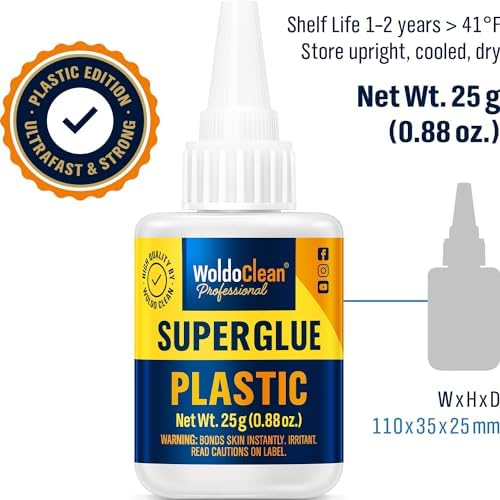Instant Bond - Super Glue for Plastic 25g