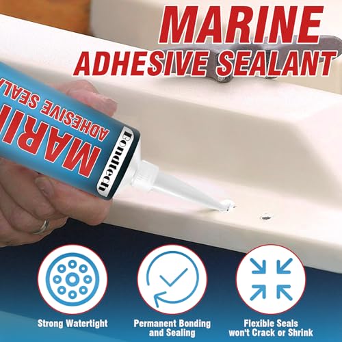 Bondtech Marine Sealant High-Strength White Adhesive