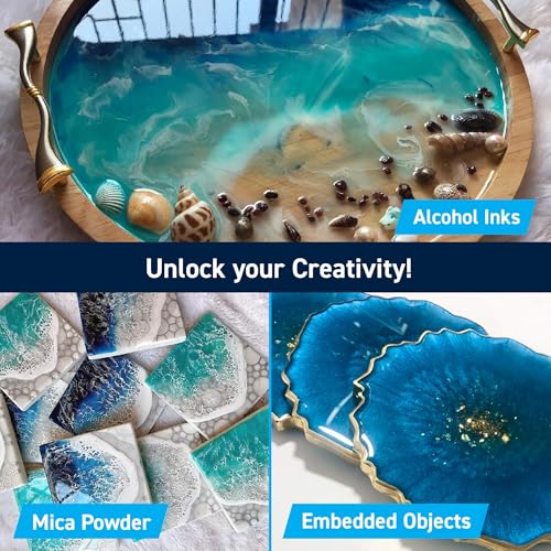 Crystal Clear Epoxy Resin Kit for Bars and Tables