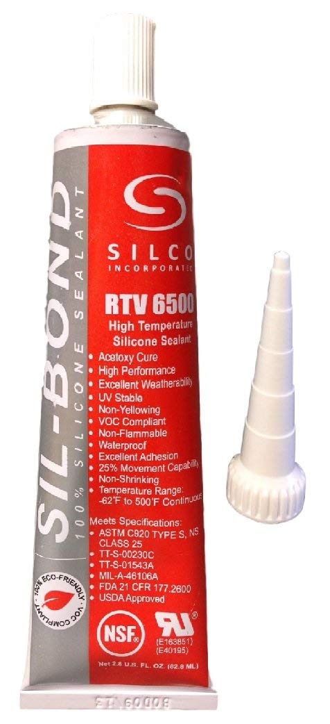 Silicone Adhesive Red RTV 6500 Industrial Construction Grade