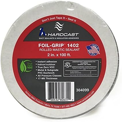 Hardcast Foil-Grip Duct Tape 2 x 100 sealant