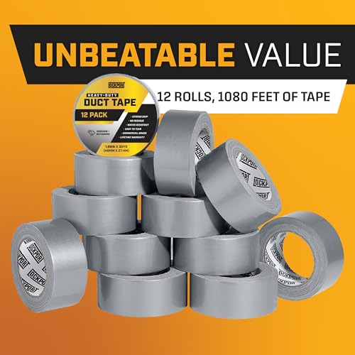 Lockport Duct Tape - Heavy Duty Waterproof 30 Yards Silver